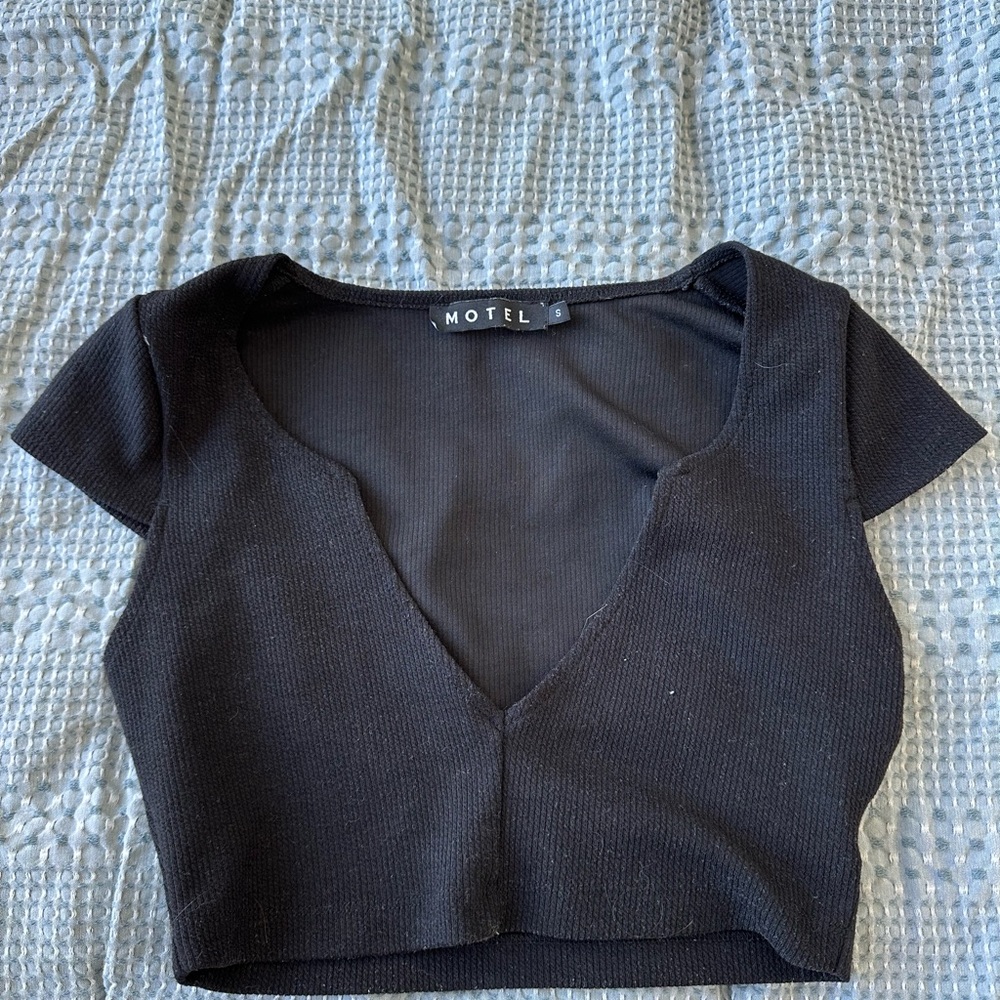 Motel Rocks Black Women's Top